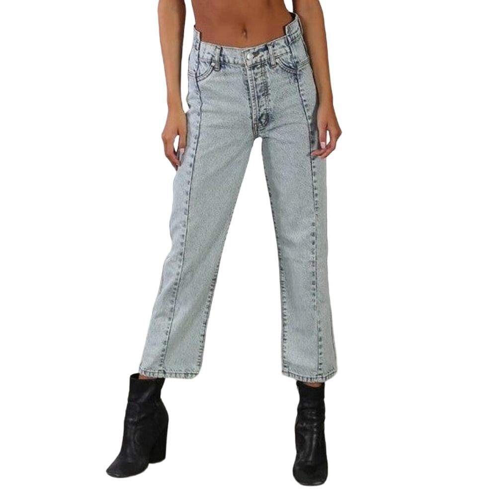 Revice Gemini / Different Views Jeans High Rise Light Acid Wash Womens Size 27